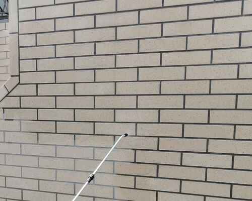 32タイル面クリアコート作業